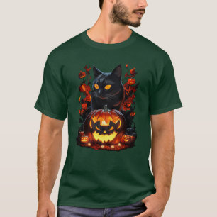 Hex, le T-shirt chat noir Halloween