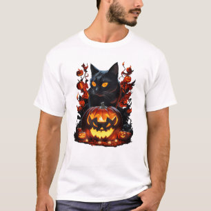 Hex, le T-shirt chat noir Halloween