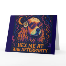 Hex Me at the Afterparty - Carte d'anniversaire