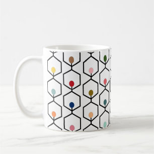 Hexagon Chains café Mug