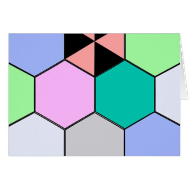 HEXAGON COLORÉ (Devant Horizontal)