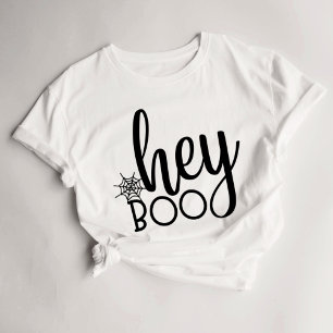 Hey Boo mignonne T-shirt femme Halloween