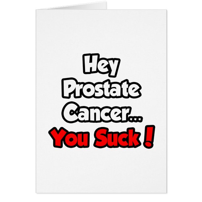 Hey Cancer De La Prostate... Vous Pouvez Chanter ! (Devant)