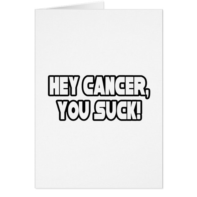 Hey Cancer, T'Es Fou (Devant)