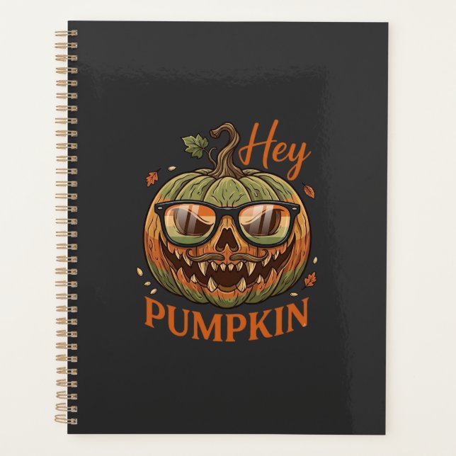 Hey Citrouille Halloween Lanterne Jack Lunettes Mo (Devant)
