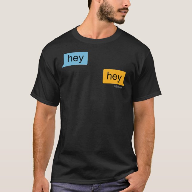Hey Grindr Classic T-Shirt (Devant)