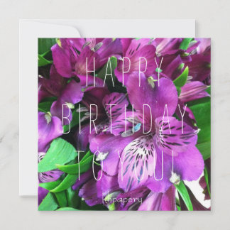 Hey jolie fille ! Carte d'anniversaire