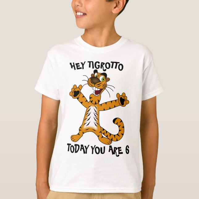 HEY TIGROTTO Anniversaire Garçon T-shirt (Devant)