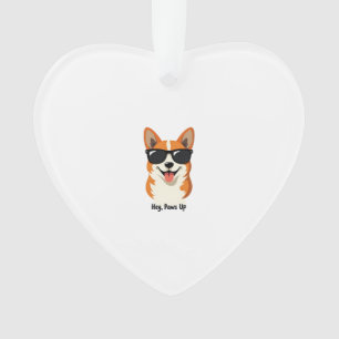 Hey Vintage, Patte en l'air Corgi avec Lunettes de