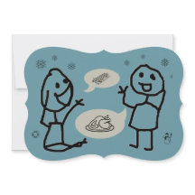 Hey Wanna Invitation Card par RoseWrites