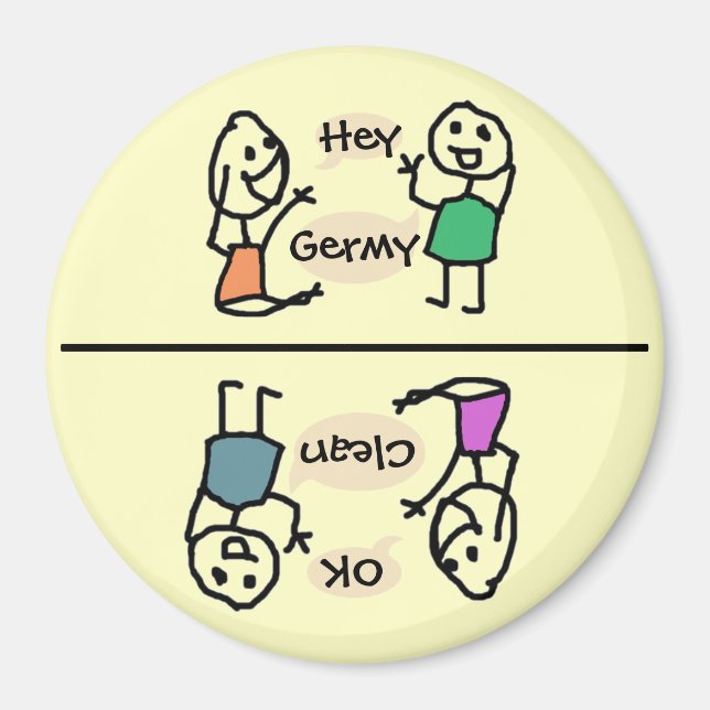 Hey Wanna Lave-vaisselle Magnet par RoseWrites (Devant)