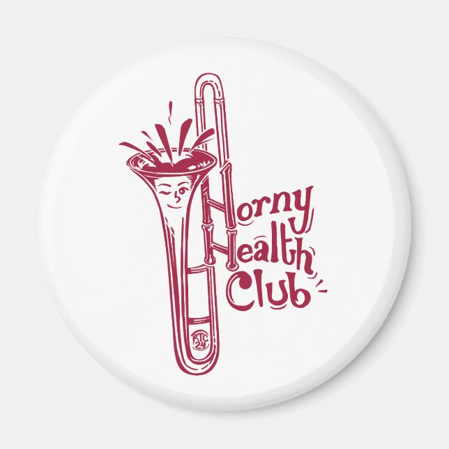 HHC (Trombone) Magnet circulaire (Devant)