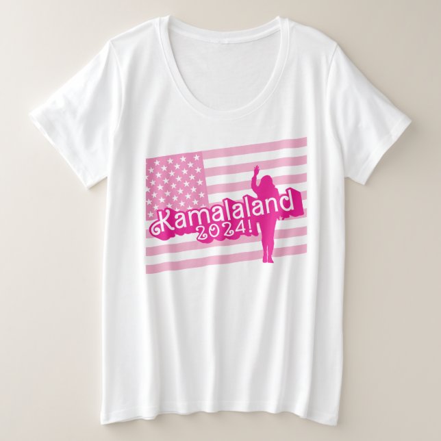 "Hi Kamala" - Femmes + T-Shirt (pas de slogan) (Design devant)