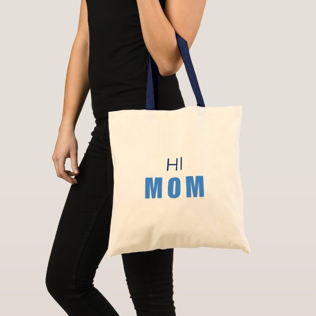 Hi Mom Baby Boy tote bag (Devant (produit))