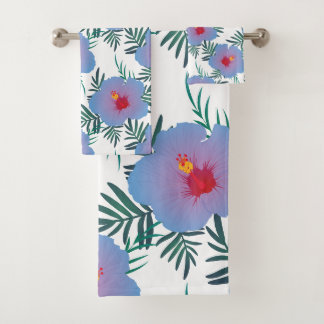 Hibiscus bleu tropical