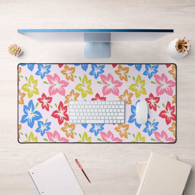 Hibiscus Coloré, Motif Des Fleurs (Bureau 1)
