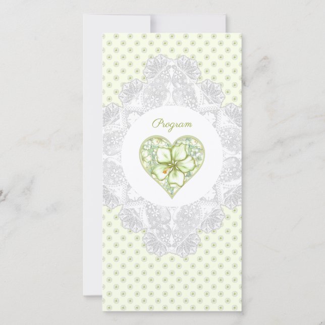 Hibiscus & dentelle BLANC (Dos)