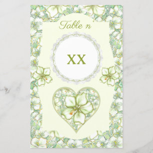 Hibiscus & dentelle BLANC