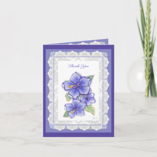 Hibiscus & dentelle BLEU