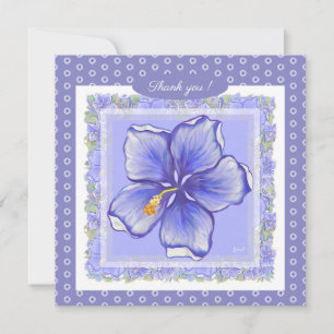 Hibiscus & dentelle BLEU