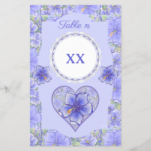 Hibiscus & dentelle BLEU