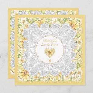 Hibiscus & dentelle JAUNE