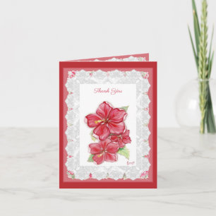 Hibiscus & dentelle RED