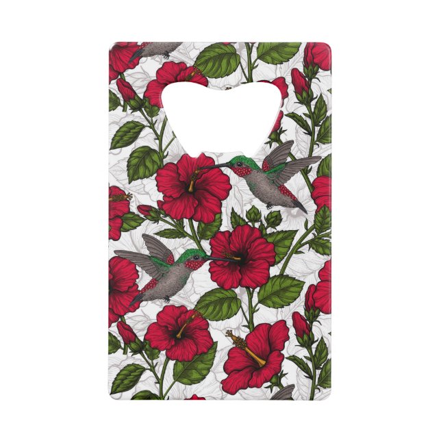 Hibiscus et colibris (Devant)