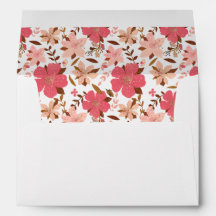 Hibiscus fleurs été plaisir enveloppe personnalisé