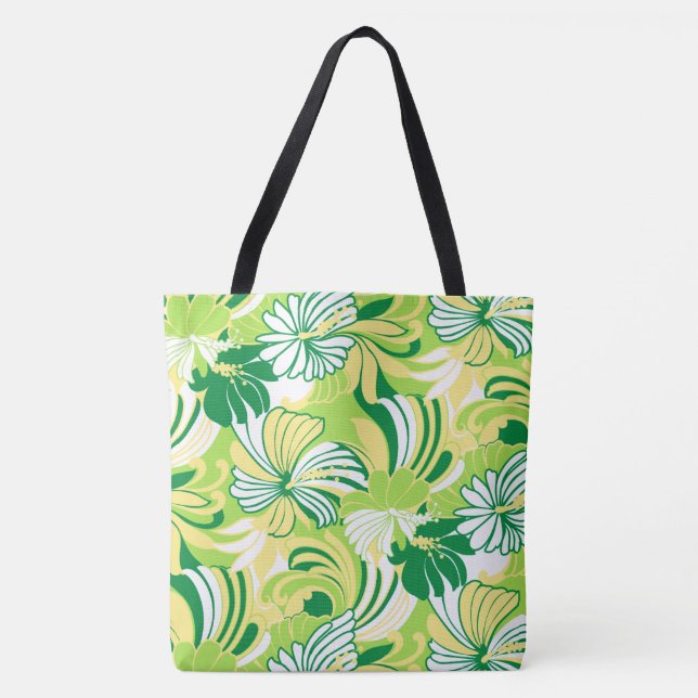 Hibiscus Jungle Hawaiian Tropical Beach sac (Devant)