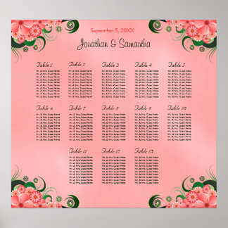 Hibiscus rose do-it-yourself 13 tables Tableau de
