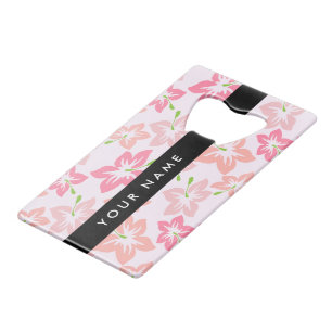 Hibiscus rose, Fleurs roses, Votre nom