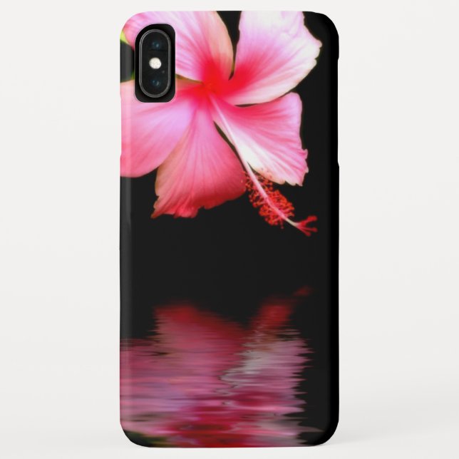 Hibiscus rose iPhone XS Max Coque (Dos)