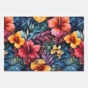 Hibiscus Serenade : Feuilles tropicaux