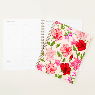 Hibiscus tropicaux et Plumeria motif floral