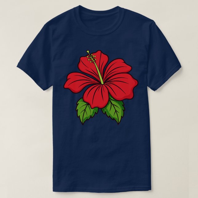Hibiscus TShirt 26 (Design devant)