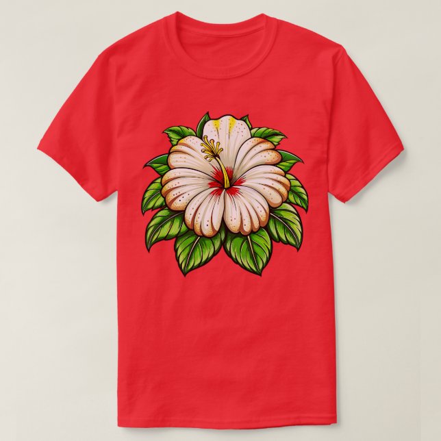 Hibiscus TShirt 7 (Design devant)