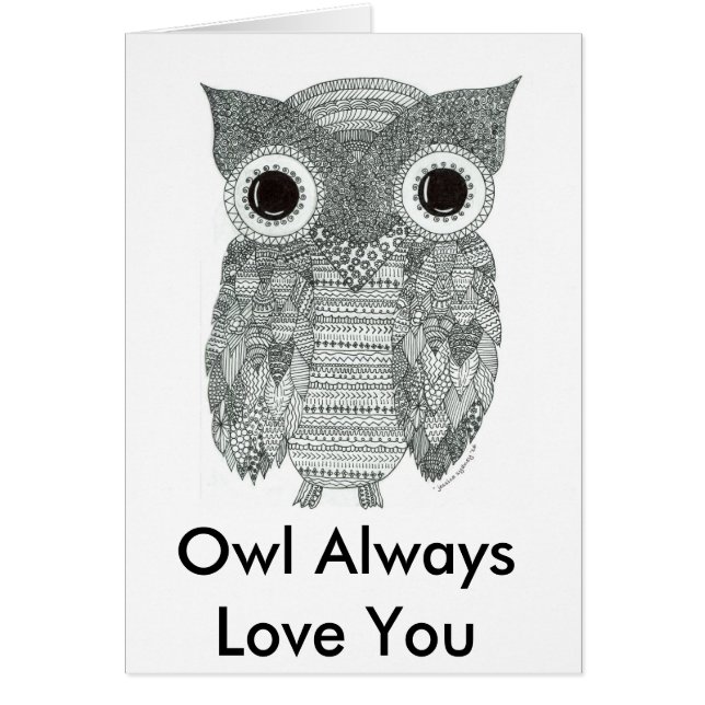 Hibou abstrait (Devant)