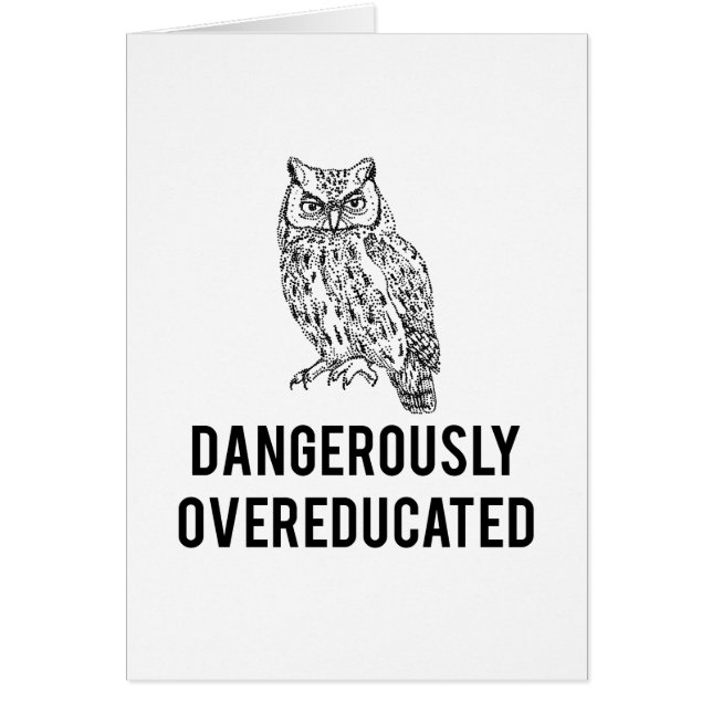hibou, dangereusement overeducated (Devant)