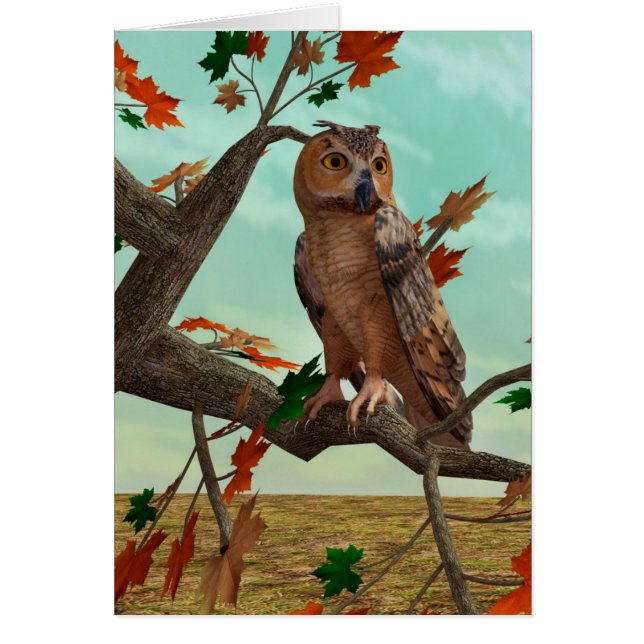 Hibou d'automne (Devant)