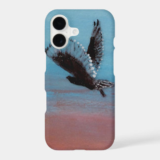 Hibou de lever de soleil d'art d'oiseau