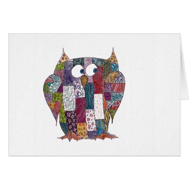 Hibou de LogCabin (Devant horizontal)