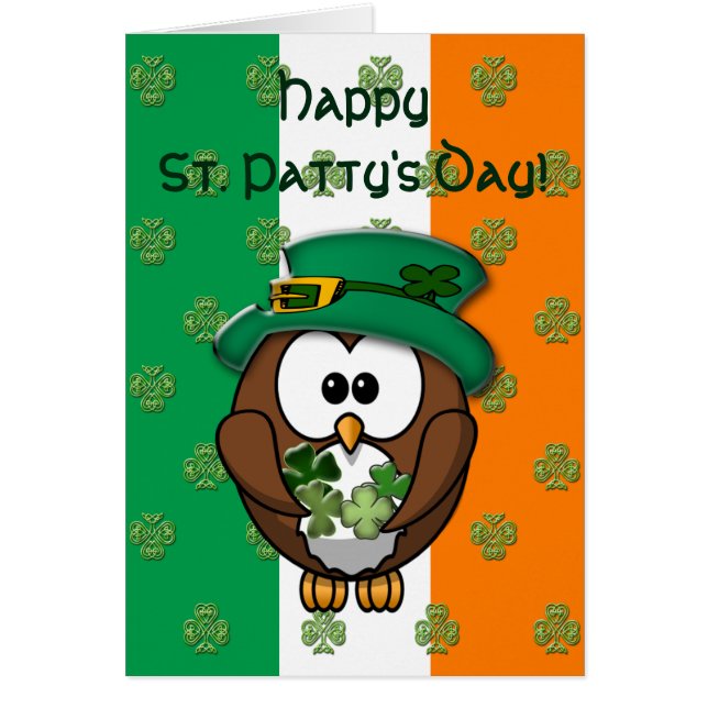 hibou du jour de St. Patty (Devant)
