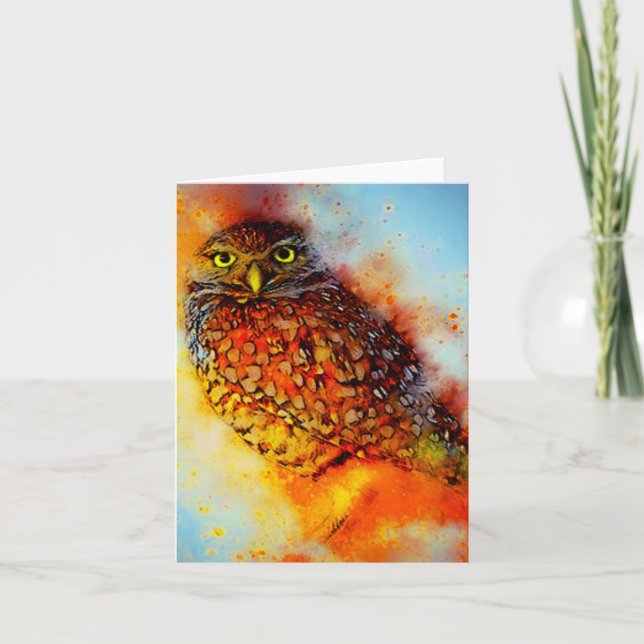 Hibou éclaboussé (Devant)