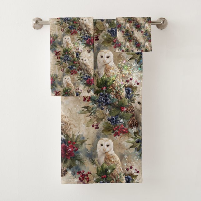 Hibou Floral Envoûtant (En situation)