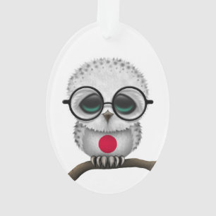 Hibou japonais ringard personnalisable de bébé