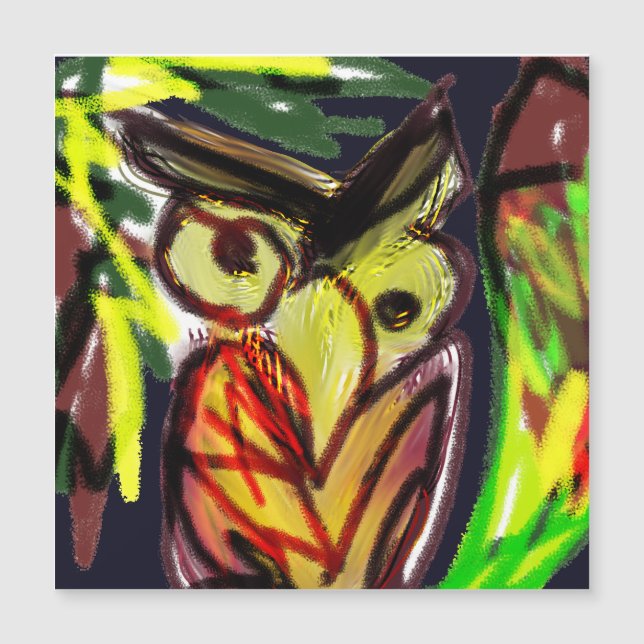Hibou jouant la nuit (Devant)