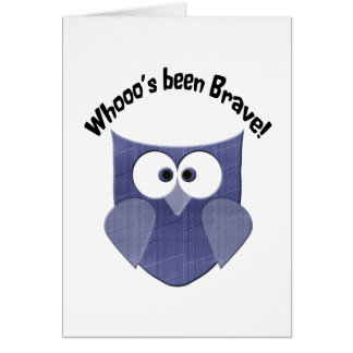 Hibou mignon bleu de bravoure