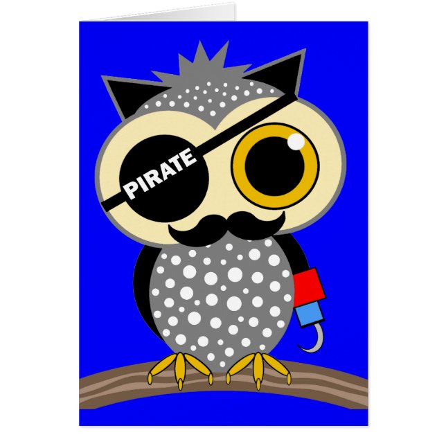 hibou mignon de pirate (Devant)