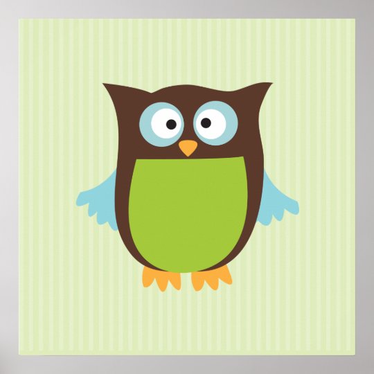 Hibou mignon poster